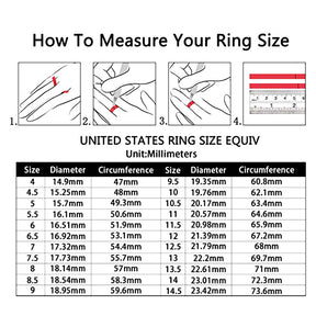 BOYA 0.26 CTW Round Moissanite Shared Prong Wedding Ring Band in 18K White Gold Plated